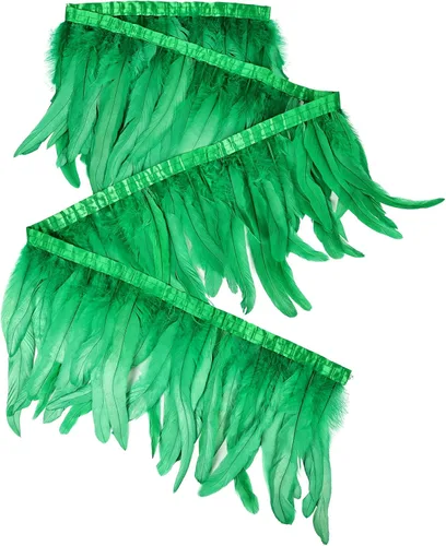 Vista 31 de THARAHT 50 Plumas de Cola de Gallo Naturales de 12-14 Pulgadas (30-35 cm) a Granel para Manualidades, Atadura de Moscas, Boda, Plumas para Fiestas