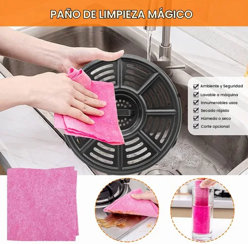 Vista 6 de Placa de parrilla de freidora de aire para freidora de aire Ninja, 8.2 pulgadas, bandeja redonda mejorada de repuesto con patas de goma para Ninja