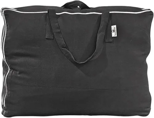 Vista 13 de Bolsa de Almacenamiento con Asas para Ropa de Cama, Edredones, Mantas, Sábanas - Organizador de Armario Grueso, Suave y Transpirable para Debajo