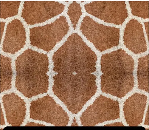 Vista 19 de HTV con estampado de animales (19.66 x 36 pulgadas) - Leopardo arcoíris