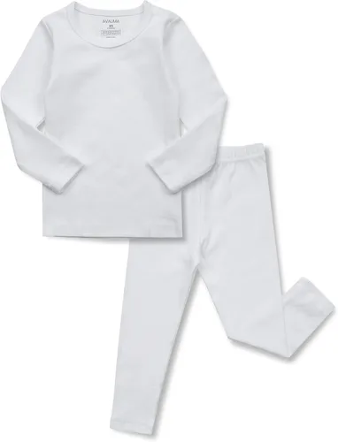 Vista 11 de AVAUMA - Pijama para niños y niñas de algodón básico para uso diario