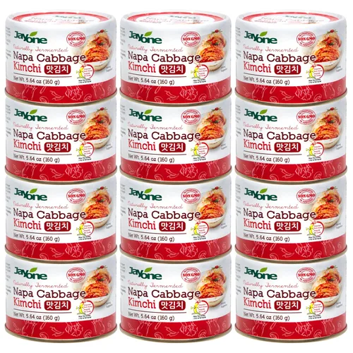 Vista 9 de Kimchi coreano enlatado, kimchi de col de napa, fermentado natural, sin OMG, sin conservantes, sin aditivos