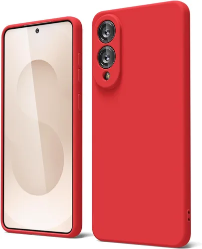 Vista 193 de oakxco Funda para teléfono Samsung Galaxy S8 de silicona líquida, delgada y fina de gel de goma suave TPU cubierta protectora simple llana