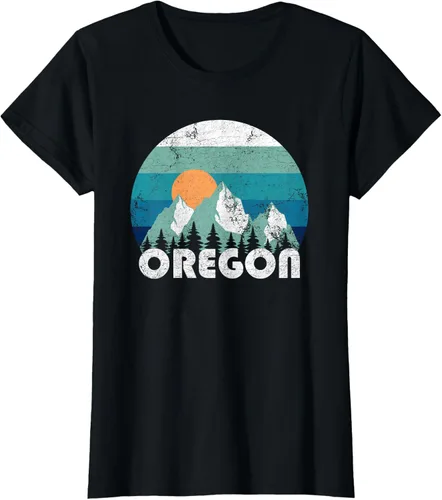 Vista 35 de Oregon State Retro Vintage Camiseta