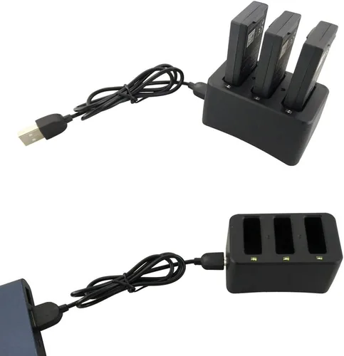 Vista 5 de sea jump Nuevo 3in1 Cargador para Tello Cargador de batería de litio de cuatro ejes de aviones Negro