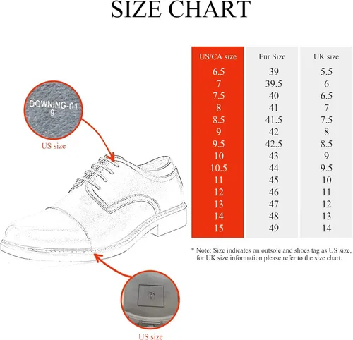 Vista 7 de Bruno Marc Zapatos de vestir Oxford para hombre