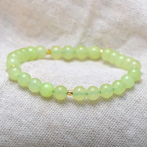 Vista 15 de Paialco Pulsera elástica de cuentas naturales o creadas de 0.236 in, pequeña para niñas y mujeres, 6.5 pulgadas