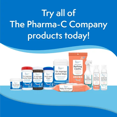 Vista 8 de The Pharma-C Company - Toallitas de alcohol isopropílico al 70% [paquete de 6 - 40 unidades en botes] - Antiséptico de primeros auxilios en masa