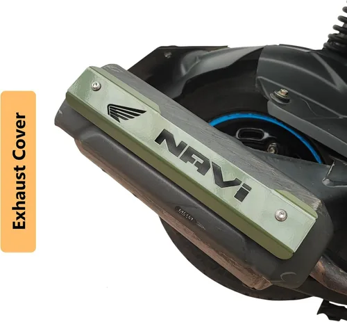Vista 2 de Kit de carenado deportivo de motocicleta (3 piezas) para Honda Navi (verde militar)