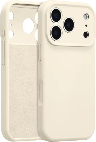 Vista 120 de Funda de silicona para iPhone Air, con [protección completa de la cámara] [forro de microfibra suave antiarañazos], funda de silicona líquida ultra
