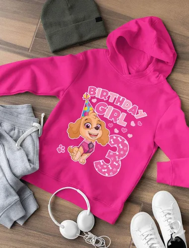 Vista 4 de Sudadera con capucha para niña de cumpleaños de Paw Patrol Skye 3rd