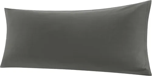 Vista 12 de Funda de almohada corporal de algodón de 400 hilos, cierre de cremallera, funda de almohada suave para el cuerpo, 20 x 48 pulgadas, castor