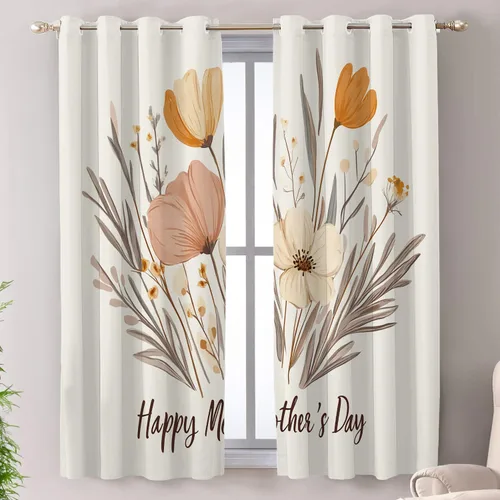 Vista 73 de Shrahala Blue Bright Blackout Curtain Tiers, Colorful Acrylic Paint Pour Abstract Design Kitchen Valance Light Blocking Tier Drapes with Rod Pocket