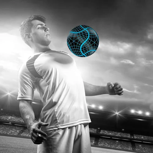 Vista 4 de Balón de fútbol Millenti tamaño 5 – Reverse Bend-It – Balón de fútbol con alta visibilidad, fácil de rastrear – Balones de fútbol oficial con unión