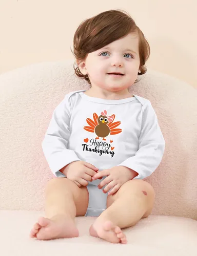 Vista 49 de BFUSTYLE Mameluco de manga larga para bebés niños y niñas, traje divertido para bebés de 0 a 18 meses