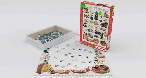 Vista 2 de Rompecabezas de 1000 piezas Sweet Christmas de 19 x 27 pulgadas