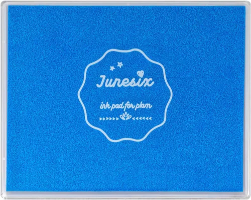 Vista 13 de Almohadilla de tinta, almohadilla de tinta lavable de 5 x 4 pulgadas para niños, color negro