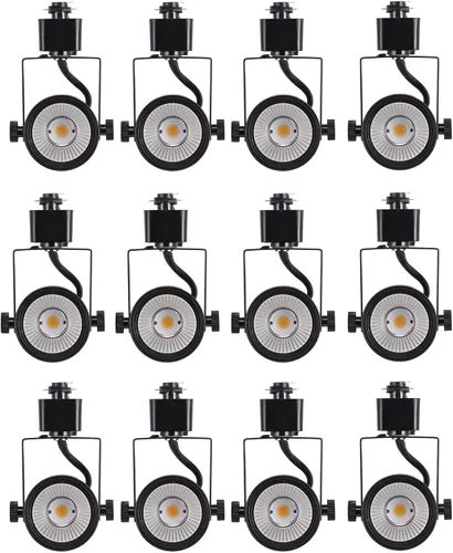 Vista 7 de CLOUDY BAY Cabezal de luz LED regulable de 8 W, CRI 90+ blanco cálido 3000 K, ángulo de inclinación ajustable, ángulo de inclinación ajustable