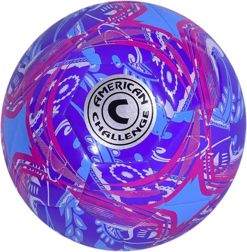 Vista 12 de American Challenge Balón de fútbol Paisley – Pelotas de fútbol de tamaño oficial 3, 4 y 5 para jóvenes y adultos – Pelota de entrenamiento duradera