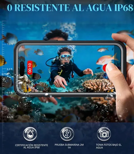 Vista 2 de Oterkin Funda magnética para iPhone 16 impermeable, translúcida mate [compatible con Magsafe] [lente y protector de pantalla integrados] cubierta