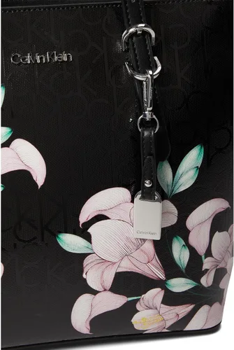 Vista 4 de Calvin Klein Serafina Tote Negro Floral Talla única, Negro Floral