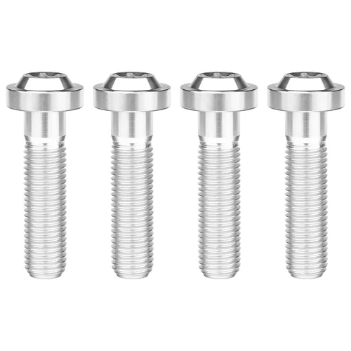 Vista 48 de Titanium M10 Torx Head Bolt (M10x10mm Pitch 1.25mm, Black) 10 15 20 25 30 35 40 45 50 55 60mm Pitch 1.25/1.5mm Screw Pack of 4