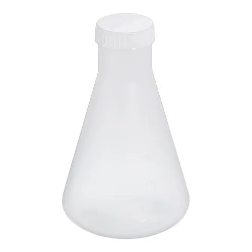 Vista 7 de PATIKIL Erlenmeyer - Frasco de plástico de 1.7 fl oz con tapas de rosca, 1 paquete de frasco cónico de boca estrecha para laboratorio, transparente