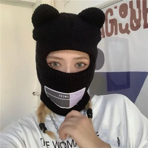 Vista 7 de RICHTRUE Bonitos gorros para mujer, gorros para mujer, accesorios Y2K, gorros Kawaii y sombreros de ganchillo para mujer