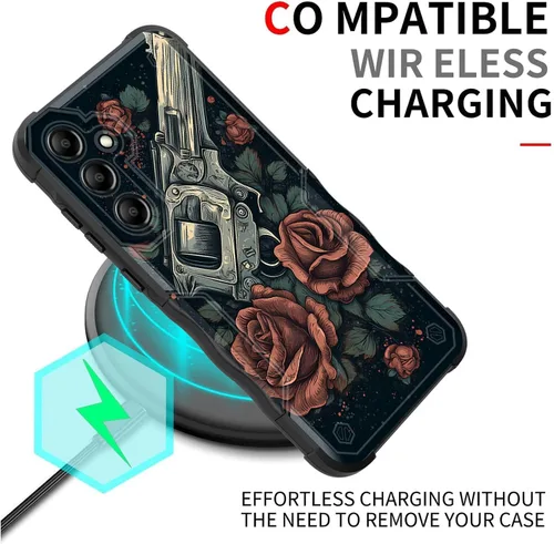 Vista 682 de Funda para Galaxy A14 5G, [Doble Capa][Protección contra Caídas de Grado Militar de 10 Pies] [Antideslizante] Funda Resistente a Prueba de Golpes