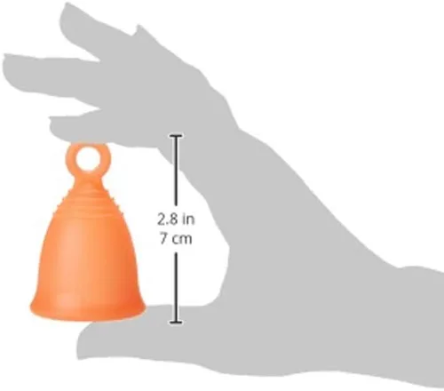 Vista 11 de Anillo de silicona con copa menstrual con vástago de bucle para una fácil extracción, alternativa de tampón reutilizable de 12 horas