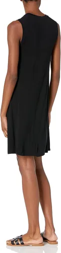 Vista 2 de Tienda Essentials - Vestido de jersey estilo swing sin mangas y de ajuste holgado para mujer (anteriormente de Daily Ritual)