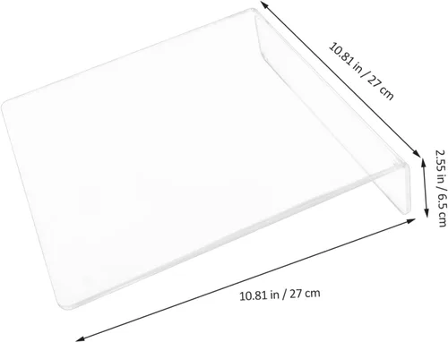 Vista 4 de NUOBESTY Tablero de dibujo acrílico, soporte de caballete para artistas y estudiantes, ligero, grueso, inclinado para pintar, mostrar fotos y leer