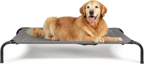 Vista 17 de FurHaven Cunas elevadas para mascotas – Hamaca de malla de nailon refrescante y transpirable para perros pequeños y gatos, fácil de montar, duradera