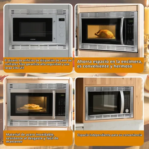 Vista 8 de NN-TK932SS Kit de molduras de 30 pulgadas para hornos microondas de 2.2 pies cúbicos - Compatible con Panasonic, 30 pulgadas, acero inoxidable