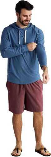 Vista 14 de Free Fly Pantalones cortos Breeze para hombre, entrepierna de 8 pulgadas, de secado rápido, ligeros, con protección solar UPF 50+