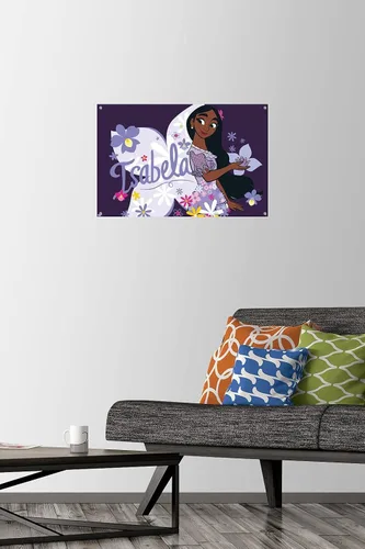 Vista 2 de Disney Encanto - Póster de pared con alfileres de Isabela
