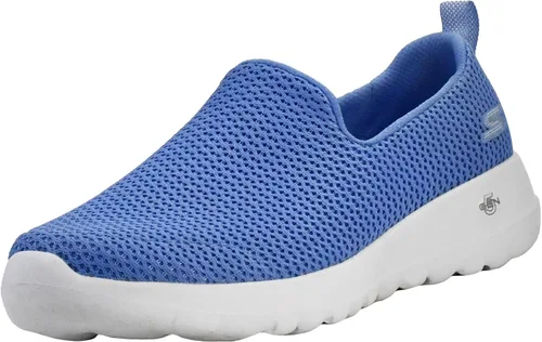 Vista 17 de Skechers Women's Go Walk Joy Sneaker 2-Azul marino/Blanco