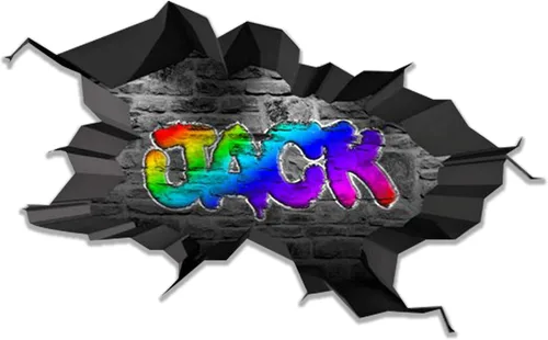 Vista 9 de Calcomanía de pared con nombre personalizado, graffiti 3D Arte personalizado vinilo decorativo adhesivo Removible Despegar y pegar Borde