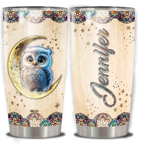 Vista 21 de WAZONE Vaso personalizado de reina negra con tapa, nombre personalizado de la Biblia de la Fe, termo de 20 onzas, 30 onzas, taza de viaje de acero