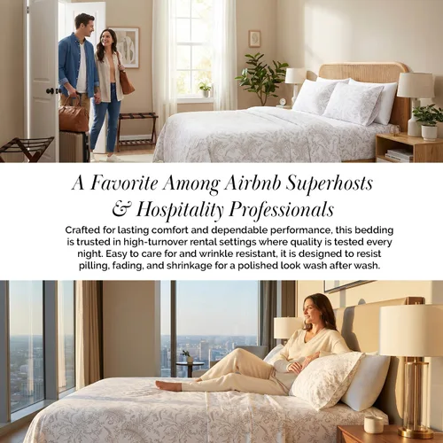 Vista 7 de Southshore Fine Living, Inc. Colección Winter Brush, juego de sábanas de 3 piezas para cama individual, sábana bajera con bolsillo profundo de 14