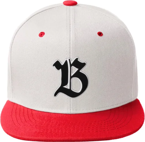 Vista 1509 de Daxton Gorra clásica con visera de billete plano con letras del alfabeto inglés antiguo de la A a la Z