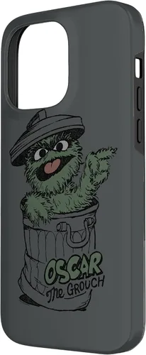 Vista 2 de Funda para iPhone 14 Pro Max Sesame Street Oscar Early Grouch