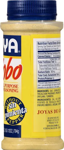 Vista 4 de Goya Foods Adobo - Condimento multiusos sin pimienta, 28 onzas (paquete de 12)