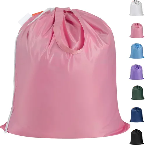 Vista 21 de Polecasa - Mochila de lavandería duradera con correas acolchonadas, tela resistente a desgarros, 3.8 oz/yd² y múltiples bolsillos, grande, Negro