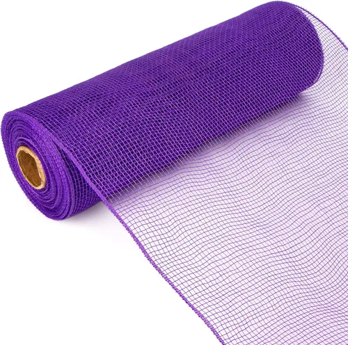 Vista 7 de Ribbli Cinta de malla beige, 10 pulgadas x 30 pies (10 yardas), uso para guirnaldas de corona de Pascua y decoración de otoño (no metálica)