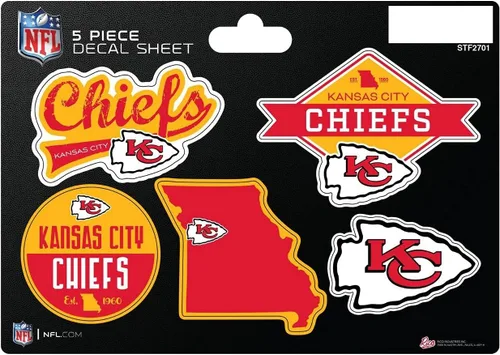 Vista 13 de Rico Industries NFL - Hoja de adhesivos (5 unidades)