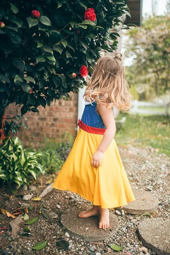 Vista 4 de Little Adventures Vestido de princesa blanca como la nieve