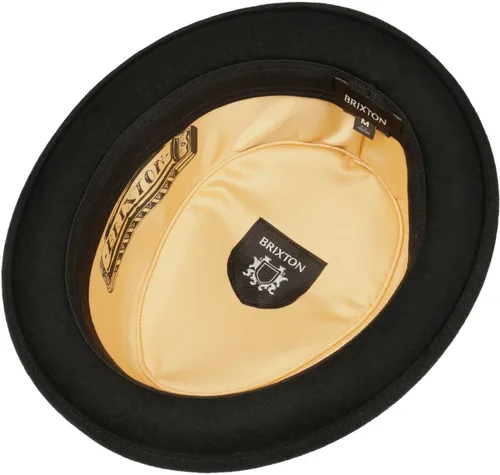 Vista 5 de Brixton Sombrero Stout Pork Pie para Hombre Negro/Negro