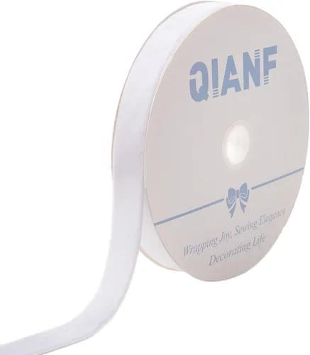 Vista 30 de QIANF Cinta de terciopelo, carrete de 1 1/2 pulgadas por 25 yardas (rojo)