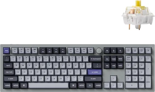 Vista 11 de Keychron Q6 Pro Teclado Mecánico Personalizado Completo de Aluminio QMK/VIA con Botón Programable Bluetooth, Teclado de Tamaño Completo KSA
